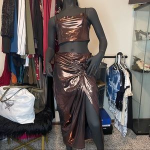 Metallic 2 Piece Party Set